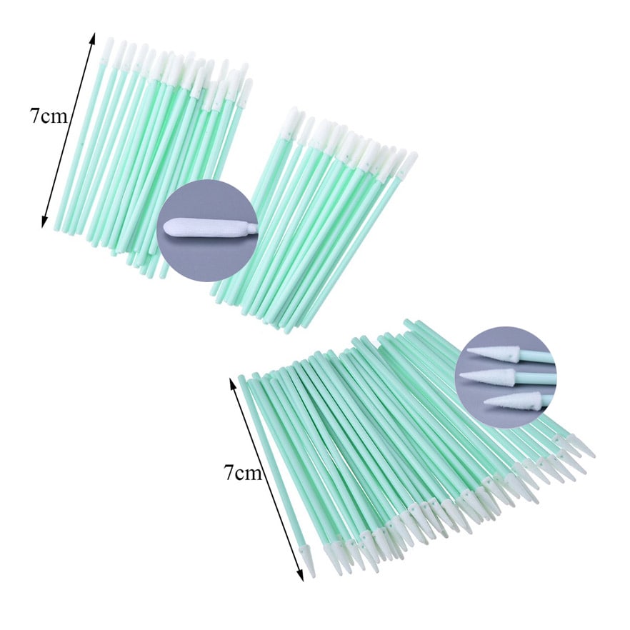 7cm Cleanroom Swabs – Foam (Round, Pointed)